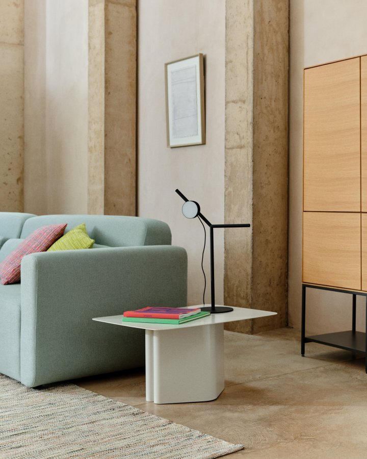 KAVE HOME Arvin grtt jernsofabord 70 x 52 cm