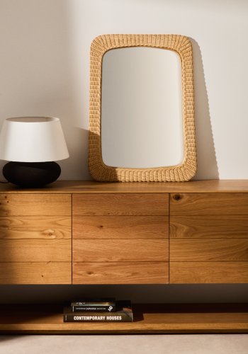 KAVE HOME Zilna rottingspeil 58 x 79cm