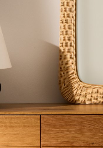 KAVE HOME Zilna rottingspeil 58 x 79cm