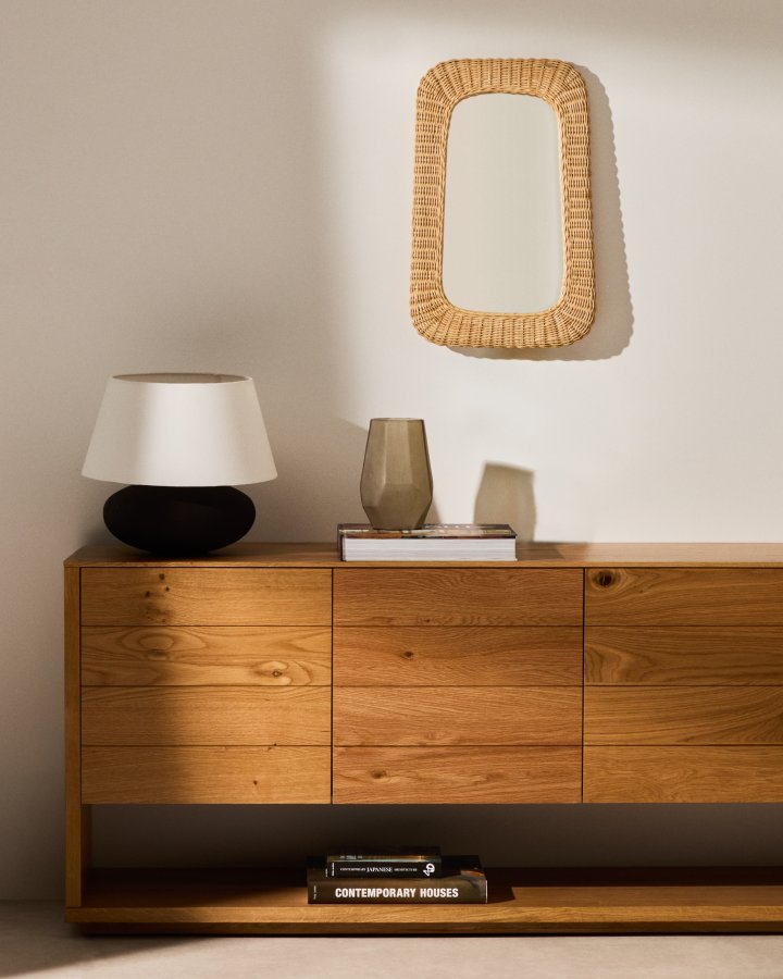 KAVE HOME Zilna rottingspeil 38 x 59 cm