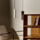 KAVE HOME Andia taklampe i aluminium med beige lakkert overflate