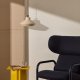 KAVE HOME Portol beige keramisk taklampe