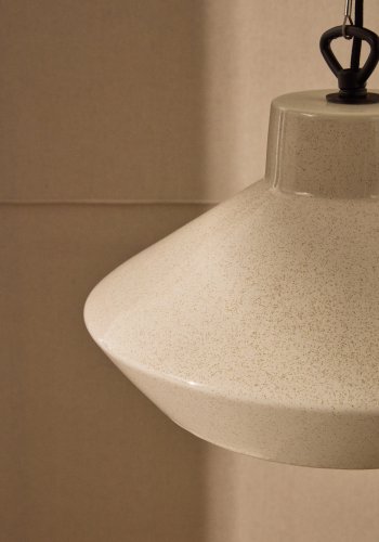 KAVE HOME Portol beige keramisk taklampe