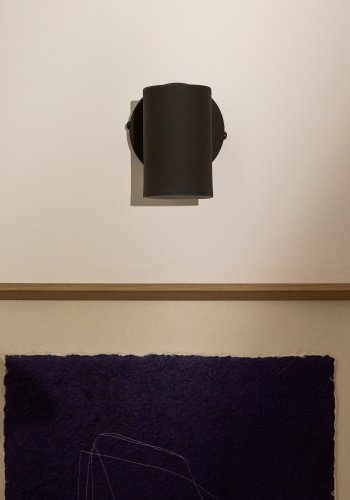 KAVE HOME Manie veggmontert metalllampe med svart stpejernseffekt