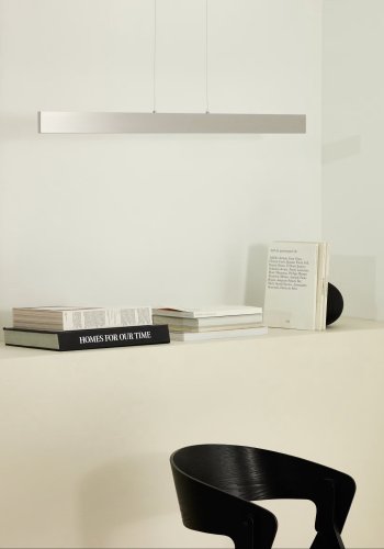 KAVE HOME Boadella loftlampe - s�lv b�rstet aluminium