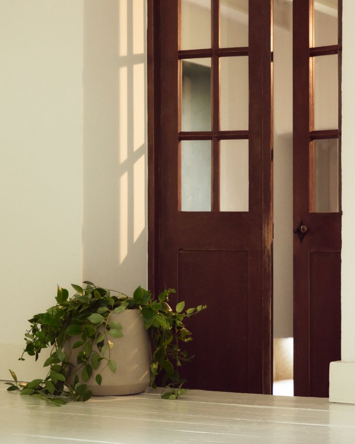 KAVE HOME Calun krukke, rund - beige cement (�32)