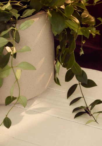 KAVE HOME Calun krukke, rund - beige cement (�32)