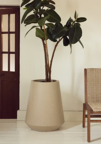 KAVE HOME Calun krukke, rund - beige cement (�50)