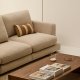 KAVE HOME Sofa Gala 4-seter i beige chenille FSC Mix Credit 300 cm