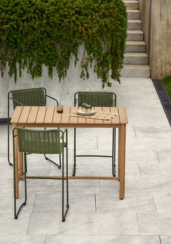 KAVE HOME Sori udend�rs barbord, rektangul�r - natur akacietr� (135x78)