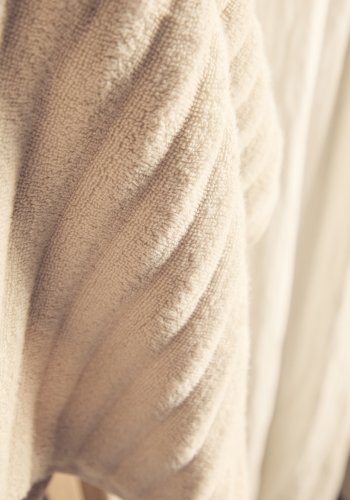 KAVE HOME Navira badeh�ndkl�de, rektangul�r - beige bomuld (70x140)