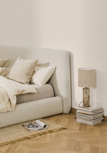 KAVE HOME Martina sengebetr�k - ecru chenille (til madras 160 x 200 cm)