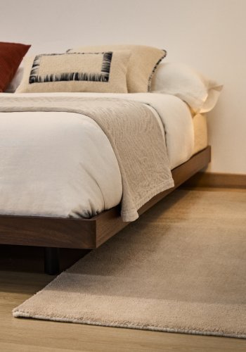 KAVE HOME Norlen sengebund - m�rk valn�ddefiner (til 180 x 200 cm madras)