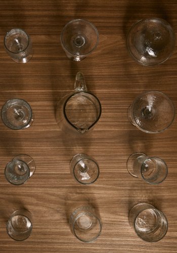 KAVE HOME Vinea vinglas lavet af gennemsigtigt genbrugsglas