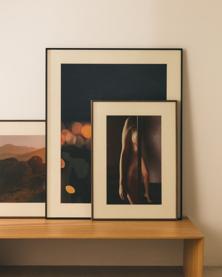 KAVE HOME Zavira billede, rektangul�r - multifarvet fotografi af kvindekrop (70x50)