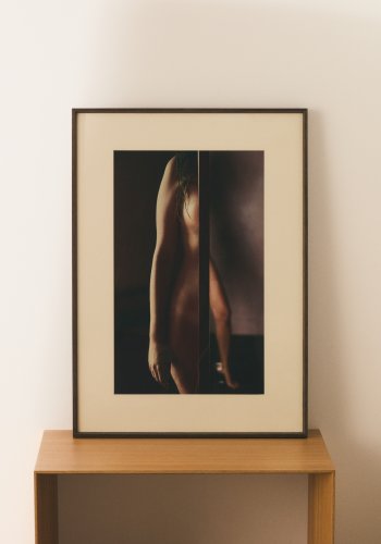 KAVE HOME Zavira billede, rektangul�r - multifarvet fotografi af kvindekrop (70x50)