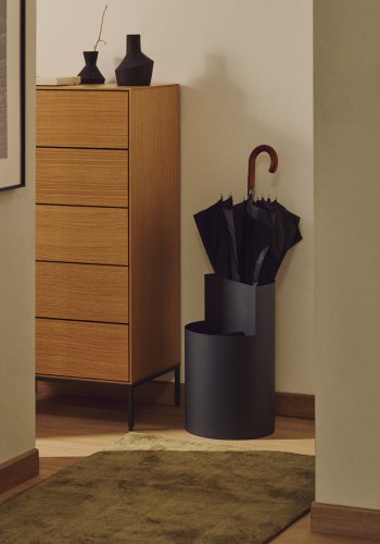 KAVE HOME Atin paraplystativ - m�rkegr� metal 