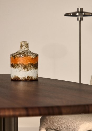 KAVE HOME Estin vase, rund - multifarvet keramik (H:25)