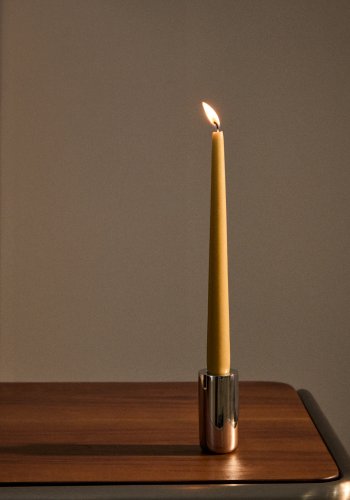 KAVE HOME Talinen stearinlys - beige (s�t med 4)