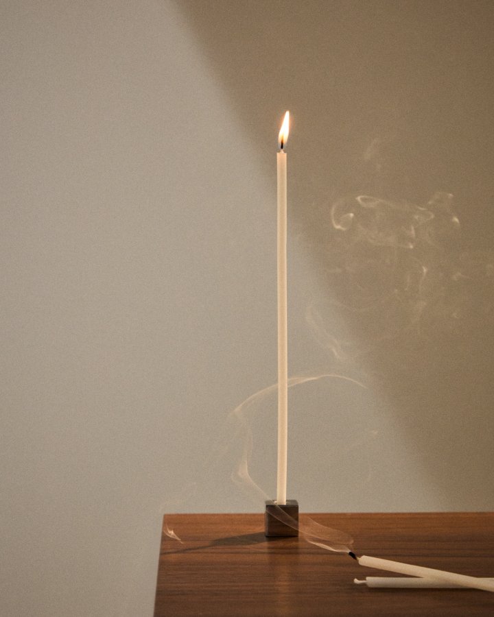 KAVE HOME Solvin beige stearinlys (s�t med 20)