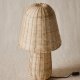 KAVE HOME Neuda bordlampe - rattan med lys finish