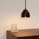 KAVE HOME Drava loftlampe - bordeaux keramik