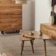 KAVE HOME Duvani sofabord - akacietr� med bleget finish (�110x60)