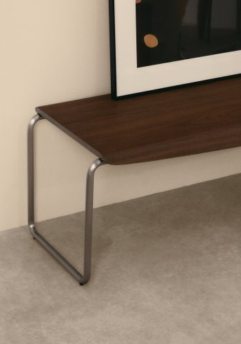 KAVE HOME Tarsel b�nk, rektangul�r - valn�ddefiner og b�rstet rustfrit st�l (142,5x45,5)