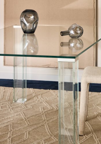 KAVE HOME Adularia spisebord, rektangul�r - klar h�rdet glas (160x90)