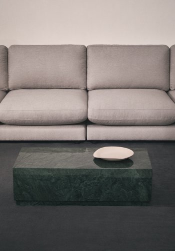 KAVE HOME Sorein sofabord, rektangul�r - gr�n marmor (100x50)