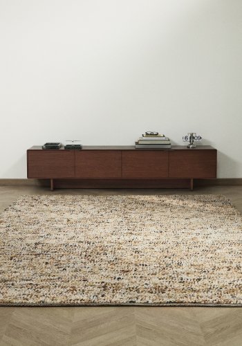 KAVE HOME Elanis gulvt�ppe, rektangul�r - multifarvet boucl&eacute; uld (300x200)