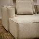 KAVE HOME Marela 3-pers. sovesofa, m. venstre chaiselong - beige chenille (B:236cm)