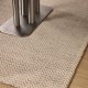 KAVE HOME Calira gulvt�ppe, rektangul�r - beige v�vet jacquard uld (300x200)