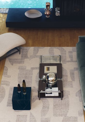 KAVE HOME Norela gulvt�ppe, rektangul�r - gr� jacquard uldblanding (300x200)