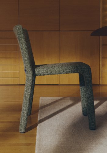 KAVE HOME Loria spisebordsstol, stabelbar - gr�n chenille stof