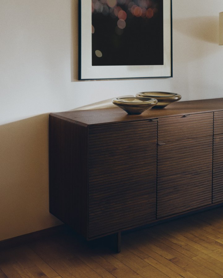 KAVE HOME Zolira borddekoration fad, rund - brun glas (�27)