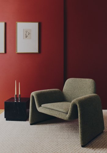 KAVE HOME Lirena billede, rektangul�r - botanisk illustration og ramme (70x50)