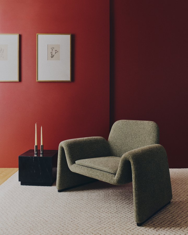 KAVE HOME Lirena billede, rektangul�r - botanisk illustration og ramme (70x50)