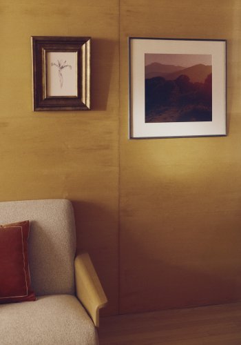 KAVE HOME Zavira billede, kvadratisk - multifarvet fotografi af La Garrotxa-landskabet (58x58)