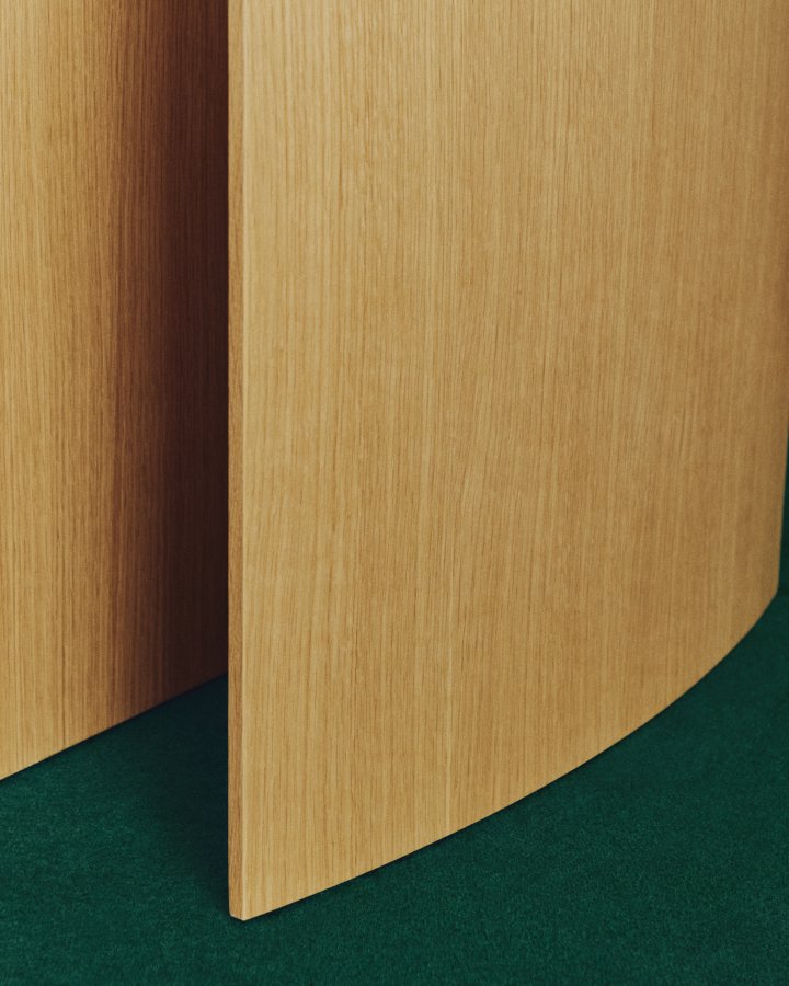 KAVE HOME Litto skrivebord, rektangul�r - natur egetr�sfin&eacute;r (140x60)