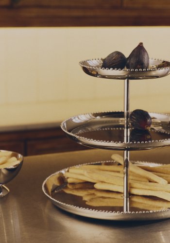 KAVE HOME Nirela bakke med 3 niveauer - rustfrit st�l