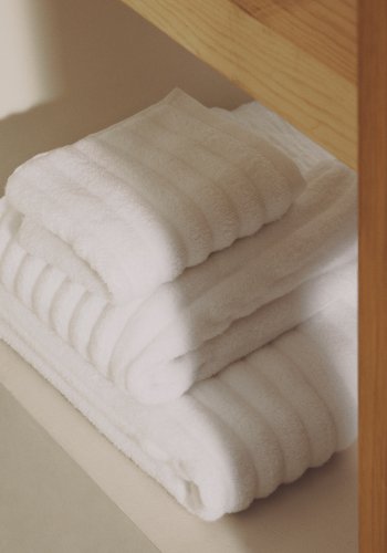 KAVE HOME Navira badeh�ndkl�de, rektangul�r - hvid bomuld (70x140)