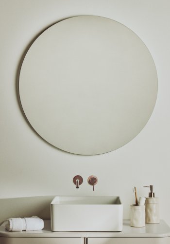 KAVE HOME Donia badev�relsesspejl, rund - spejlglas (�80)