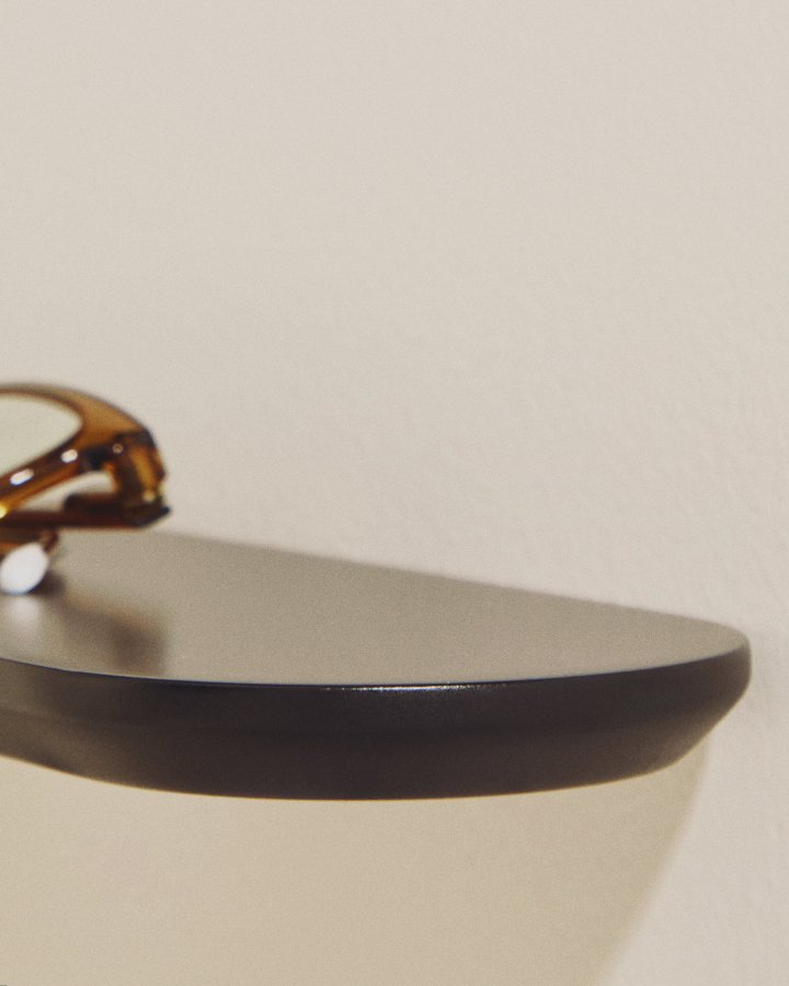 KAVE HOME Arely hylder - sort MDF (35cm/55cm) (s�t med 2)