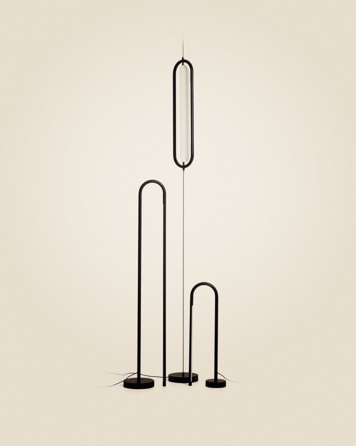 KAVE HOME Bow loftlampe - sort aluminium (�16)