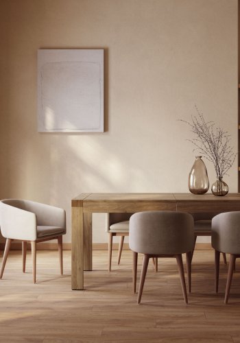 KAVE HOME Vivy spisebord - eikefiner, med tilleggsplate (180(230)x90) 