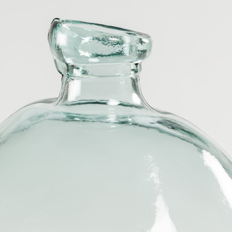 KAVE HOME Brenna vase, stor - klart resirkulert glass (H:33)