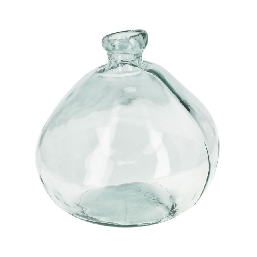 KAVE HOME Brenna vase, stor - klart resirkulert glass (H:33)