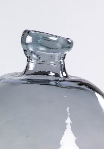 KAVE HOME Brenna-vase i 100 % resirkulert bltt glass, 33 cm