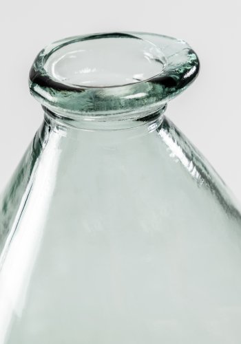 KAVE HOME Brenna vase, medium - klart resirkulert glass (H:36)